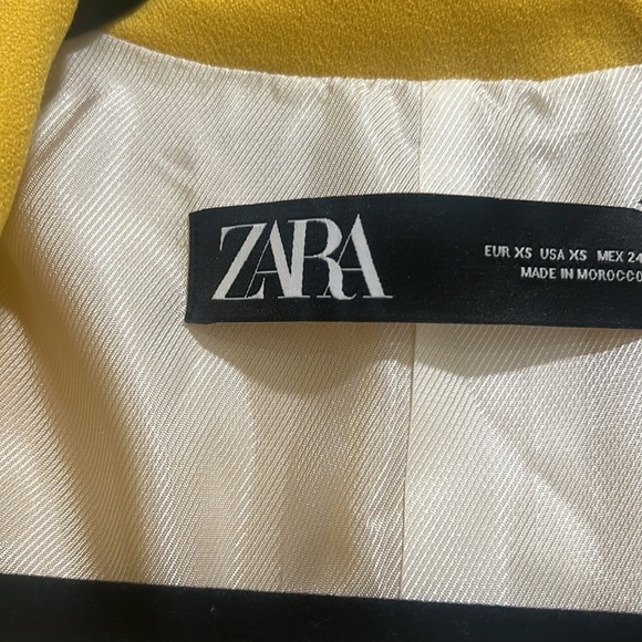 Zara Women’s Collard Long Sleeve Coat, size XS - Picture 6 of 11